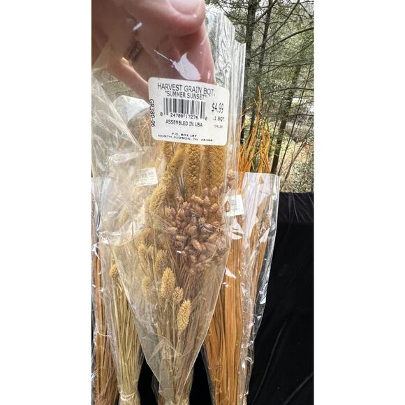 6 Large Bundles Of Fall Harvest Halloween Artificial Flower Floral Filler Design - Picture 4 of 12